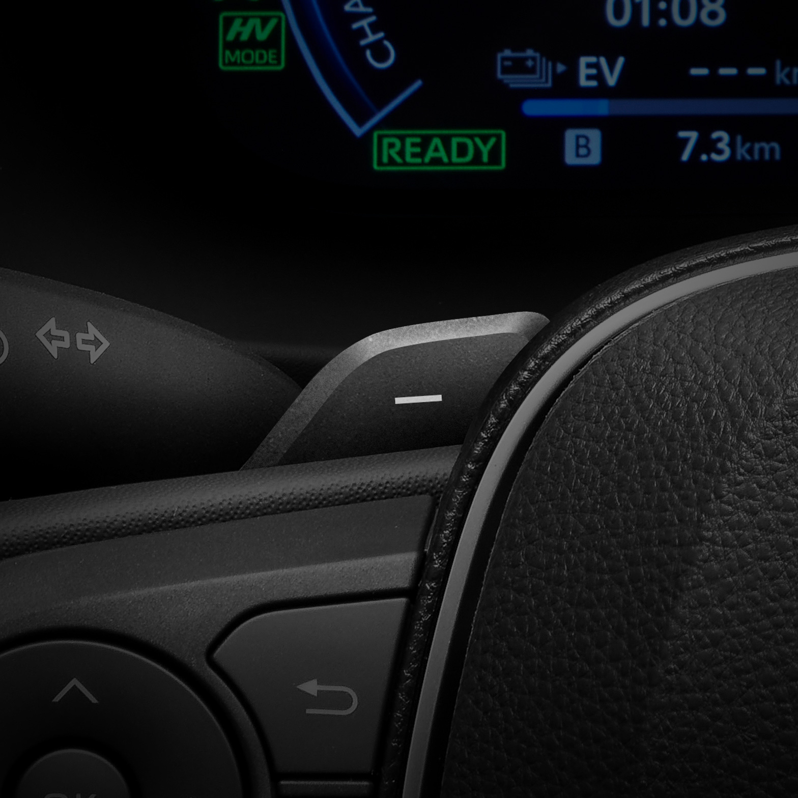 RAV4 PHEV 전용 패들 시프트